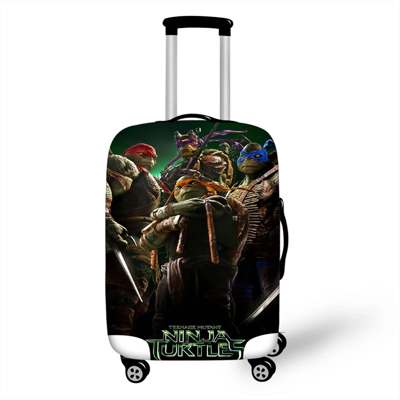 1"-32" Черепашки Ниндзя TMNT толстый Чехол для багажа Аксессуары Эластичный чехол для костюма чехол для путешествий Чехол на колесиках защитные чехлы - Цвет: 004