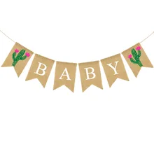 Европейский и американский стиль для мужчин и женщин детское модное украшение для вечеринки висячий флаг кактус детское белье ласточкин хвост Fla