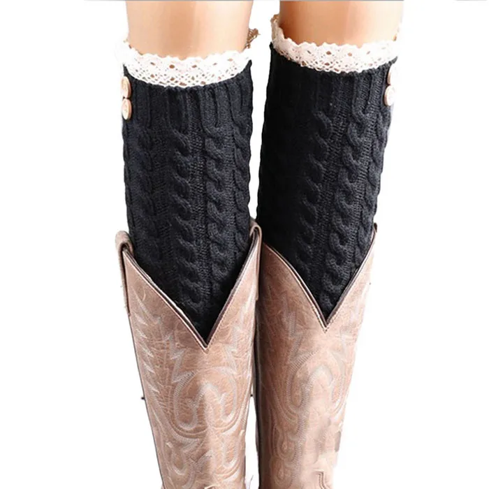 Носки женские рождественские носки женские зимние теплые мягкие носки шерстяные кружевные вязаные гетры носки для обуви Veste Femme Hiver# N18