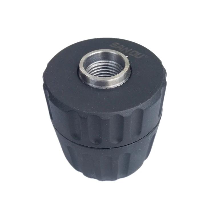 

1Pcs Keyless Drill Chuck 0.8-10mm Capacity 3/8-24UNF Mount 41mm Drill Chuck OD