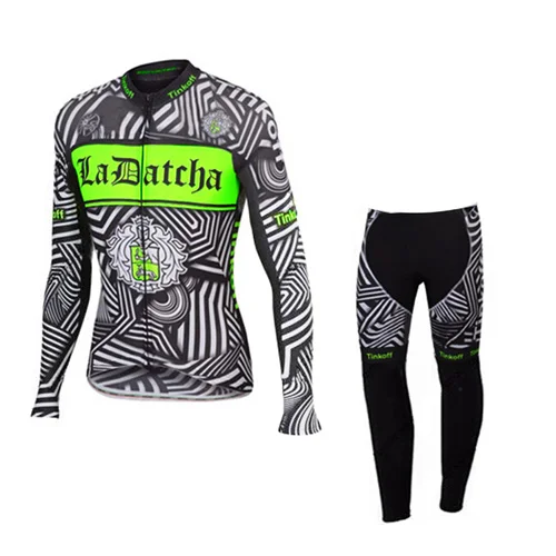 Длинный рукав цикл Джерси Набор ropa ciclismo mujer wielerkleding heren наборы zomer uniforme ciclismo maillot ciclismo hombre - Цвет: C13