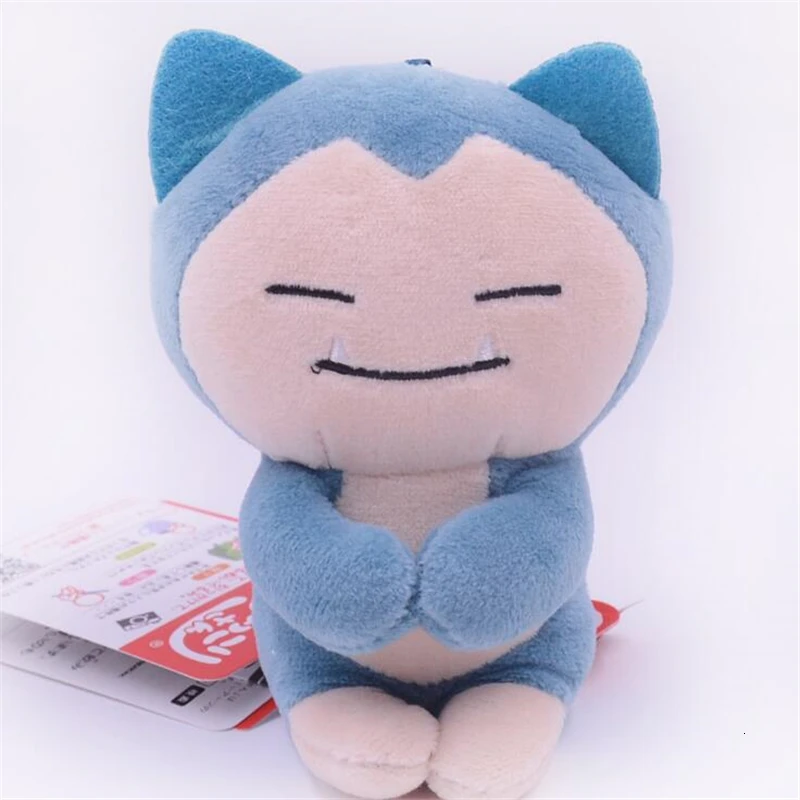 7 шт./лот новая карманная кукла Пикачу Бульбазавр Snorlax Charmander подвеска плюшевая игрушка мягкая кукла брелок 12 см