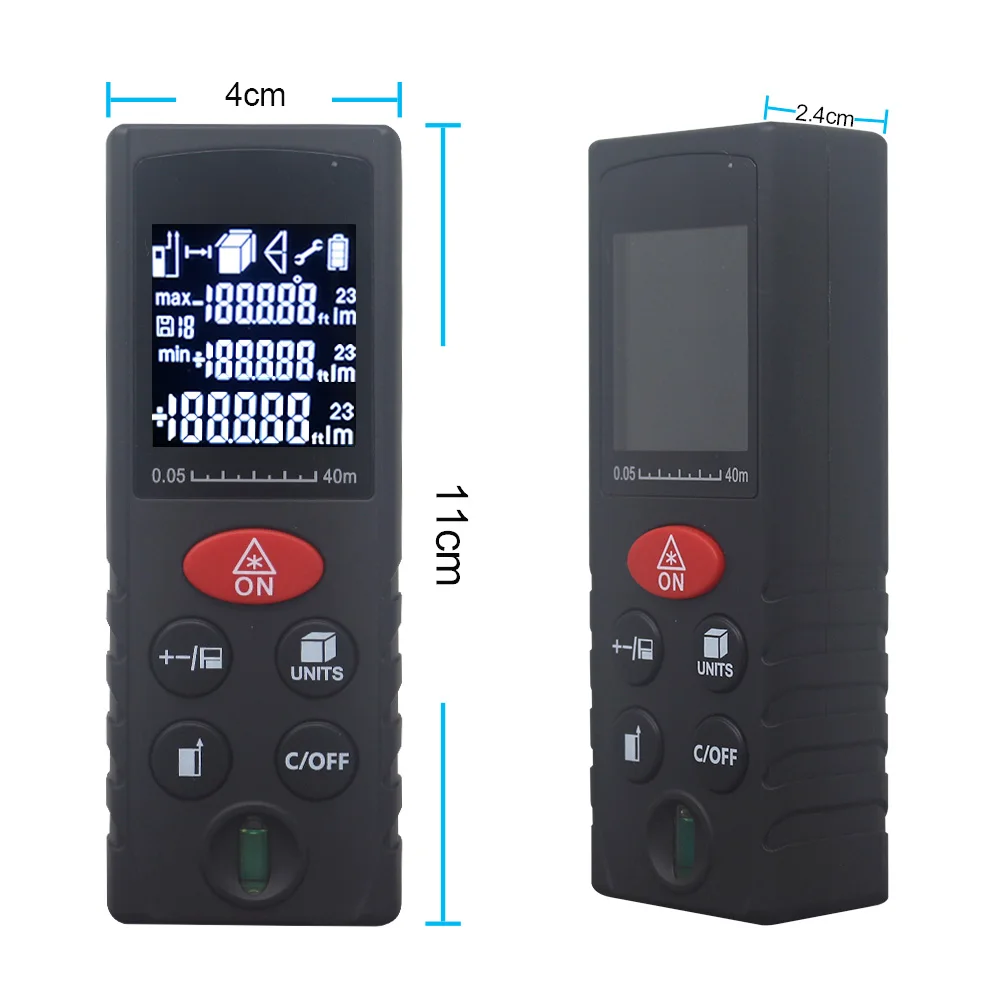 Ketotek Laser Rangefinder Distance Meter 40m 60m 80m 100m Level Area Volume Measuring Gauge Tape Range Finder Ketotek Laser Rangefinder Distance Meter 40m 60m 80m 100m Level Area Volume Measuring Gauge Tape Range Finder