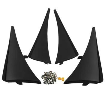 

4Pcs Front & Rear Splash Guards MudFlaps for Chevrolet C7 Corvette Stingray 2014-2019