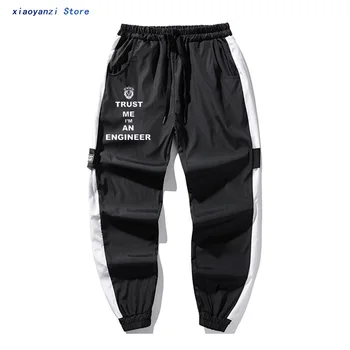 

Boutique hip hop long pants New TRUST ME I AM AN ENGINEER KEEP CALM HUMOR sweatpants Lion Head Crown Letter Printing trousers