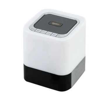 

Clock Bluetooth Speaker,Night Light Bluetooth Speaker,Color Changing Speaker,Touch Sensor Bedside Lamp Dimmable Warm Light,Night