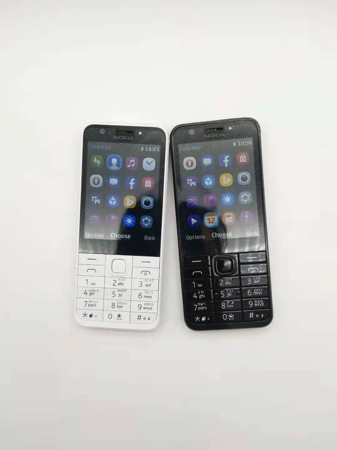 230 Nokia 230 разблокированный GSM 2,8 дюймов две sim-карты и одна карта 2MP QWERTY клавиатура английский Восстановленный мобильный телефон