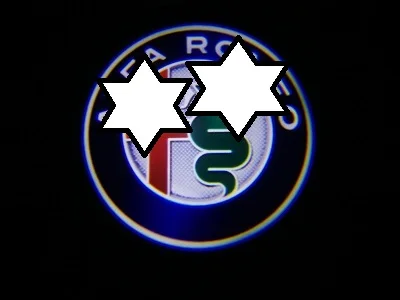 Прозрачная защитная пленка для Alfa Romeo светодиодный автомобиль Добро пожаловать светильник любезно дверь логотип светильник для Alfa Romeo Giulietta 159 Giulia Mito Stelvio Brera - Испускаемый цвет: common logo1