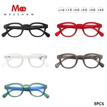 Meeshow, прозрачные очки для чтения, мужские и женские, ретро очки, французские leesbril, оптовые продажи, разноцветные диоптрийные очки 1513