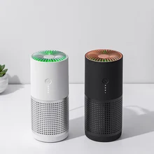 White Dolphin AP02 Air Purifier For Home Ozone Generator HEPA Filters Desktop Purifier Night light Rechargeable Air cleaner