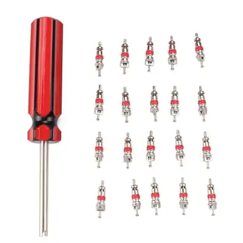 

Dragonpad Valve Core Installation Tool with Valve Cores Fit for All Vehicle Truck Motorcycles Bicycles