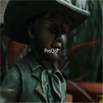 

Ngryise 1Pcs A Set Garden west cowboy statue