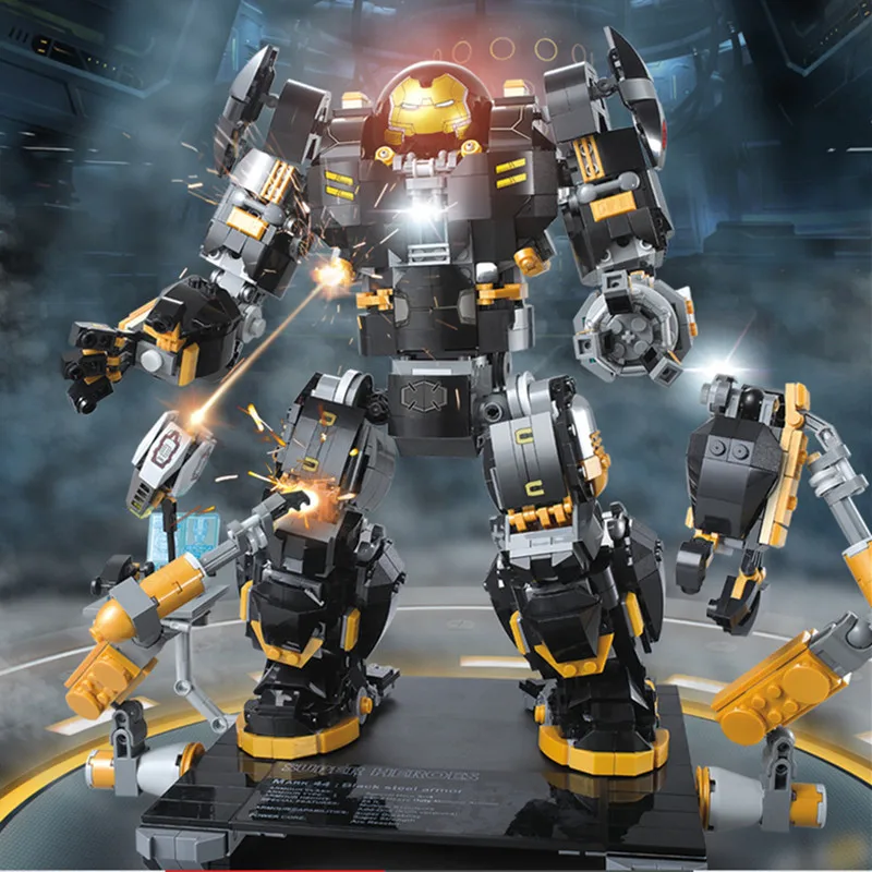 

1697Pcs Marvel Avengers Endgame Super Heroes Spider-Man Iron Man Mech Armor Hulkbuster Figures Building Blocks Bricks Kids Toys