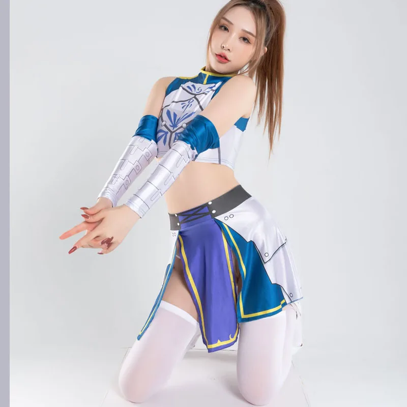 Shiny Cosplay Anime Bodysuit Women's Sexy Role Play Costumes
