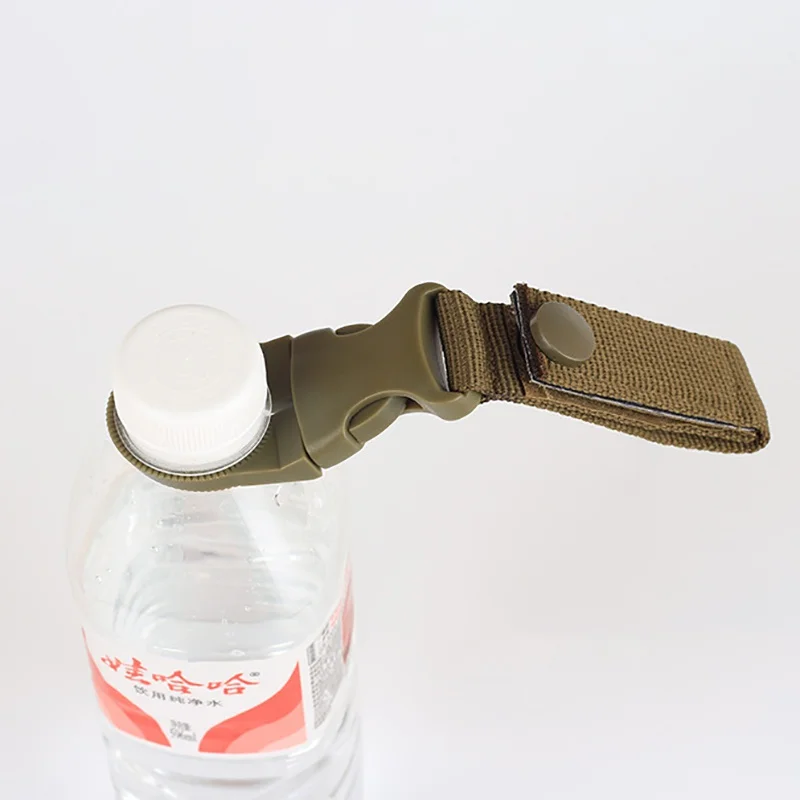 

Outdoor Tactical Carabiner Nylon Key Hook Hanging Belt Clip Water Bottle Hanging Buckle Webbing Buckle Ribbon Camping Tools