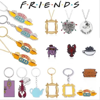 

20pc Friends TV Show Keychain You're my Lobster Christmas Eve lobste Bright golden Keyrings Fan Git Lobster Wedding