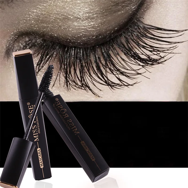 

Miss Rose Black Tube Large Thick Waterproof Mascara Natural Curling Mascara Cross-border Supply