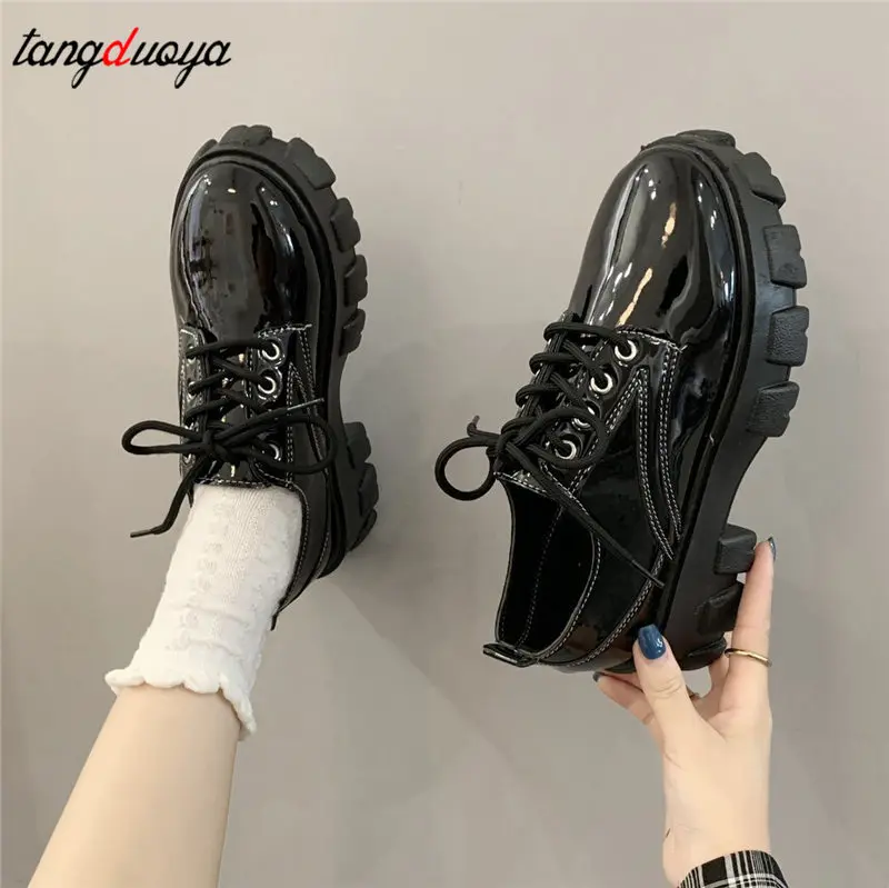 Zapatos Mary Jane Escuela Japonesa uniforme Jk estudiante zapatos de las niñas y las mujeres Kawaii Lolita suave hermana plataforma de punta redonda zapatos de tacón bajo
