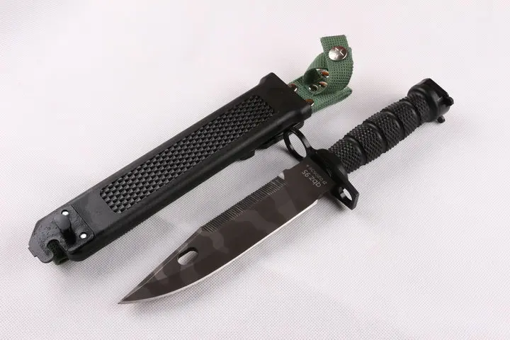 ToughKeng высококачественный военный Камуфляжный нож 7CR17MOV, нож из нержавеющей стали с фиксированным лезвием, оболочка из стекловолокна