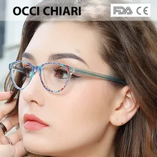 OCCI CHIARI, прозрачные очки, оправа для девочек, детский, анти-синий светильник, очки, фирменный дизайн, ацетат, компьютерные очки, W-CANZI