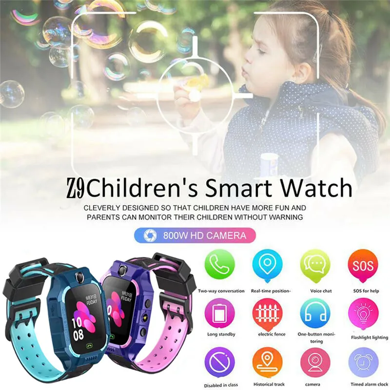 Дети gps Смарт часы анти-потеря безопасный gps трекер SOS Вызов GSM водонепроницаемый Smartwatch телефон для Android IOS детей