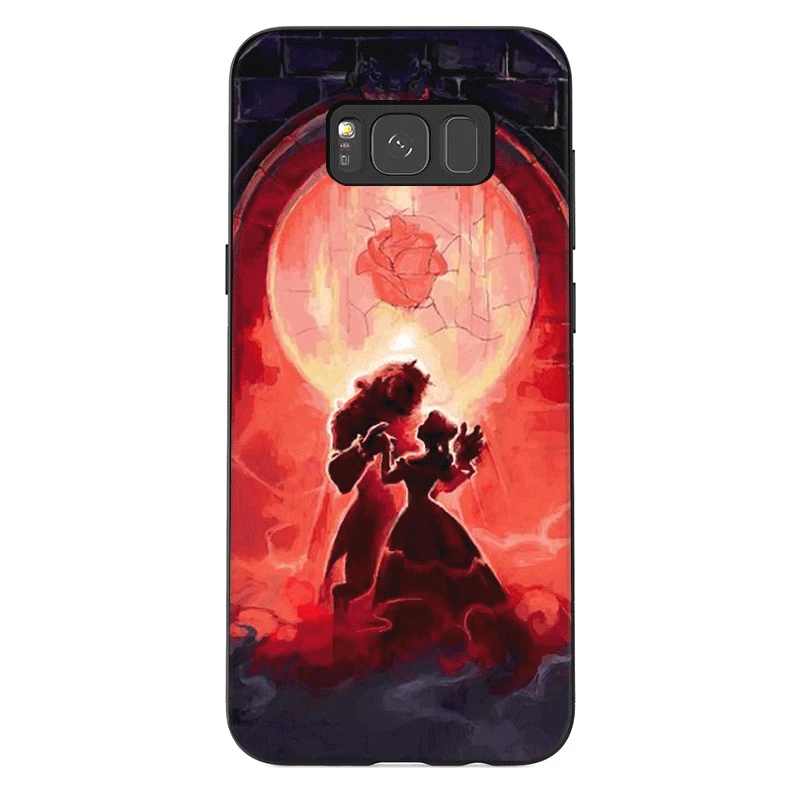 Чехол для телефона для samsung J6 A70 A60 A50 A40 A20 A30 A10 A7 A6 A5 A3 A8 A9 чехол Красавица и Чудовище оболочки - Цвет: B2