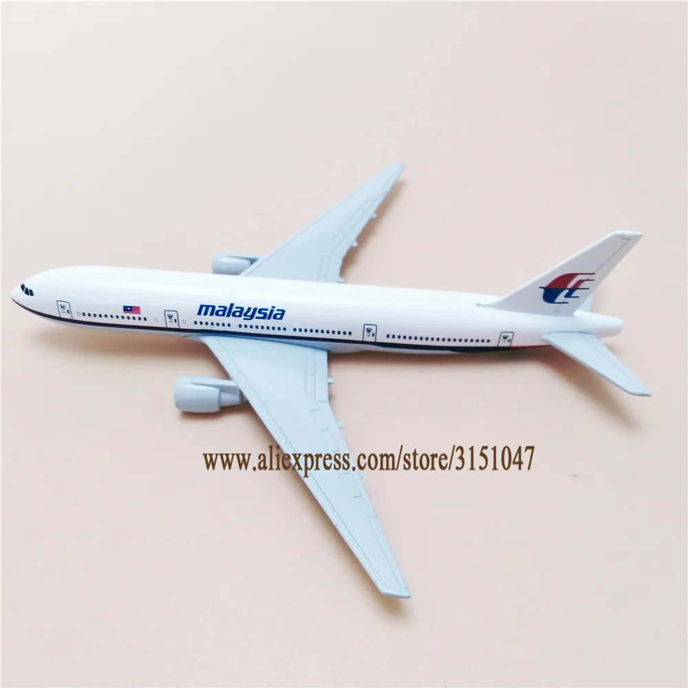 16 см флейта авиакомпании Боинг 777 B777 дыхательные пути металлическая самолета в