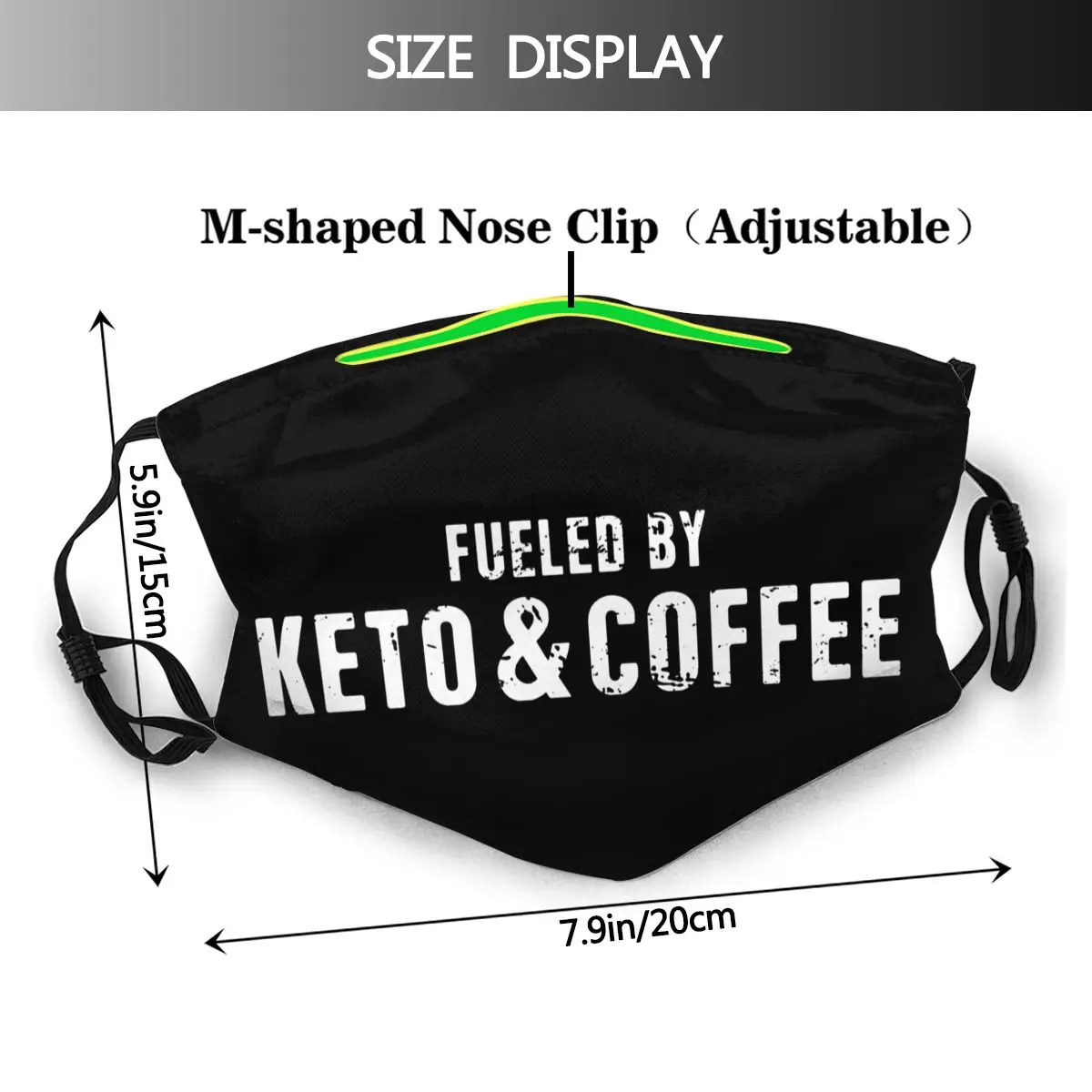 Low Carb Mouth Face Mask Fueled By Keto And Coffee Facial Mask Beautiful Polyester with 2 Filters Adult Mask Low Carb Mouth Face Mask Fueled By Keto And Coffee Facial Mask Beautiful Polyester with 2 Filters Adult Mask