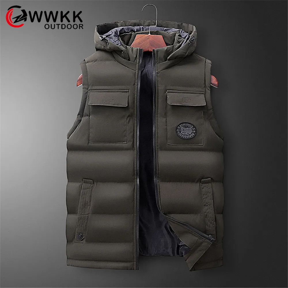 

New Men Outdoor Vest Hiking Hunting Multi-pocket Waistcoat Professional Photography Jackets Autumn Winter Military Tooling Vests