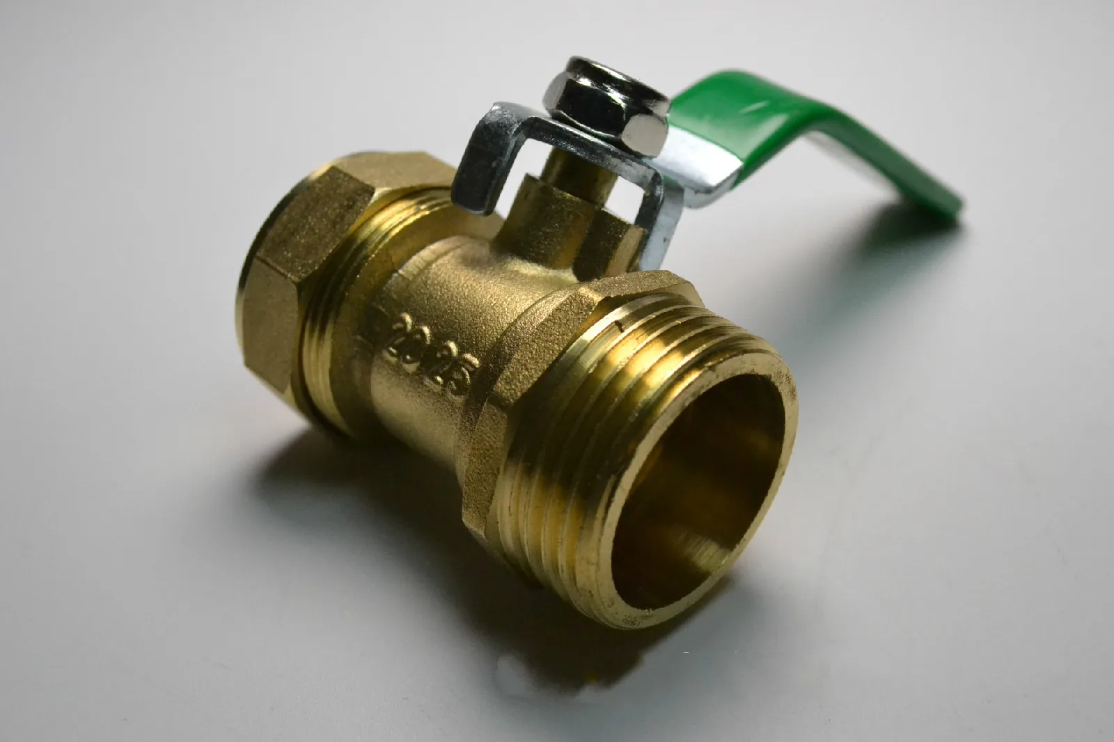 Латунь 2 ходовой шаровой кран алюминиевая пластиковая трубка solarvalve женский/мужской шаровой клапан штуцера трубы разъем DN15/DN20/DN25