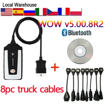 

V5.00.8 R2 WOW Snooper delphis DS150E obd2 scanner Diagnostic tool Car Truck 2020 NEW VCI 2017.R1 W-O-W Bluetooth Multilanguage
