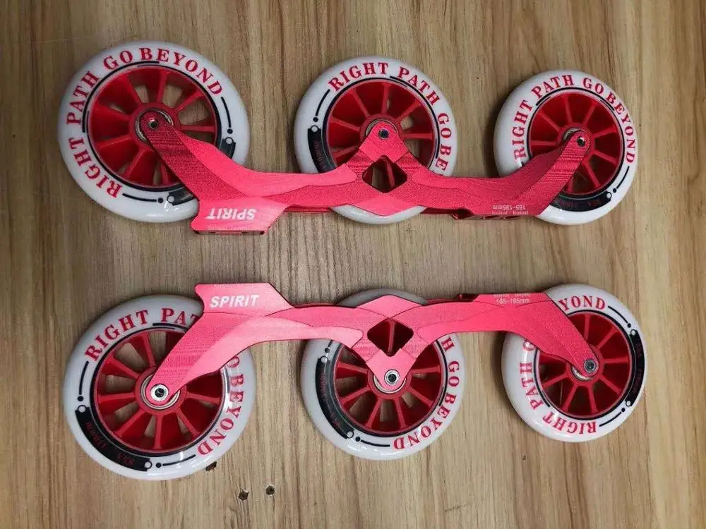 4X90mm 3X110mm 150 165mm 195mm mounting inline speed skating frame