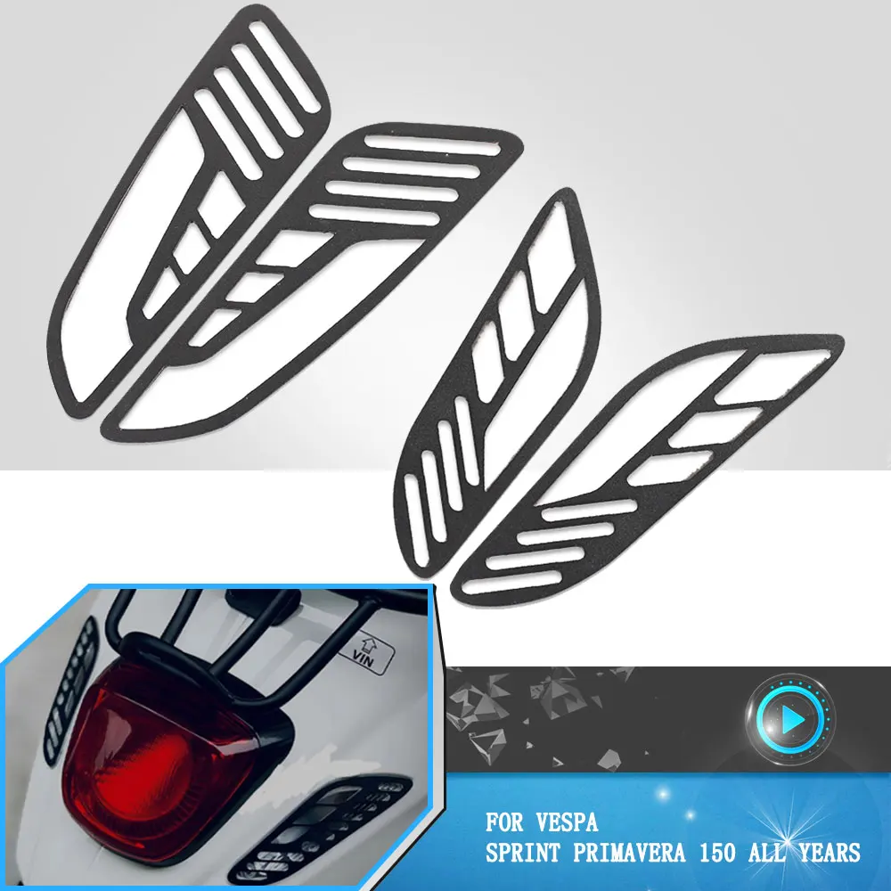 Accessori Moto Per Primavera 150 Tutti Gli Anni 2021 Indicatori Di Direzione Mesh Guard Light Grill Lamp Protector Covers