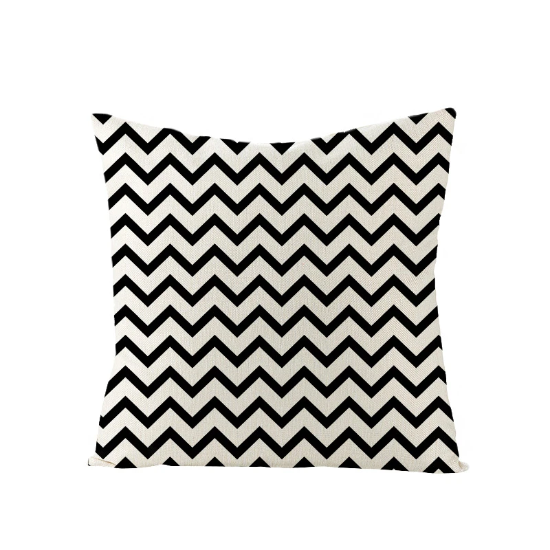 Federe Per Cuscini 30x50 Cm - Set Da 2 Con Motivo Astratto Nero E Oro - Flanella Morbida