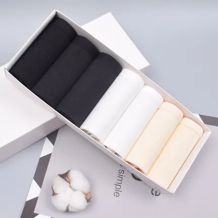 NK04-3BK-2W-2KH 7PCS/LOT Women Panties Cotton Underwear Briefs Women Sexy Lingeries Breathable Plus Size Briefs for Female Low Waist Pants S-3XL - Цвет: NK04-3BK-2W-2KH