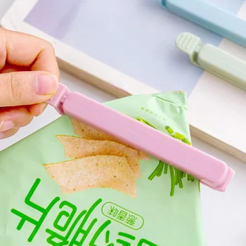 

5pcs/pack Food Bag Clips Househould Food Snack Storage Seal Sealing Bag