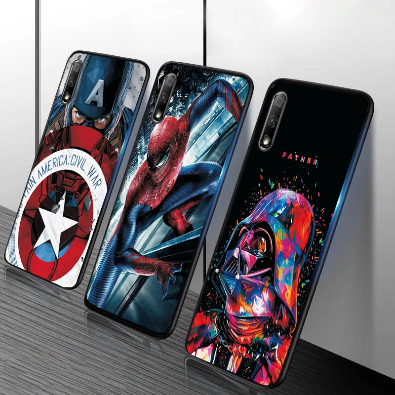 Чехол для телефона с изображением Железного человека Marvel для VIVO IQOO NEO, черный чехол из ТПУ для ViVo V17 NEO, чехол Vivo Y81 Y81S Y83 Y91i Y93 Y95 Y85 Z5 91