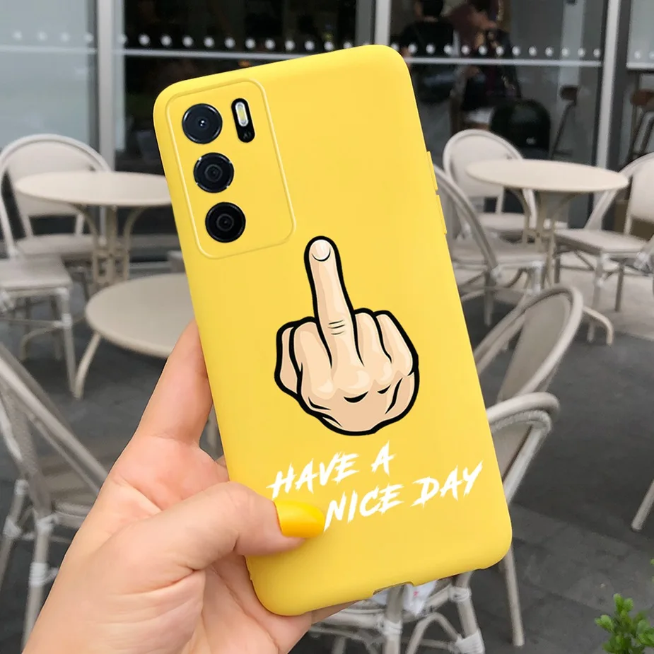 cases for oppo cases For Oppo A16 A16s Case CPH2269 Soft Silicone Stylish Candy Painted Cover For Oppo A16 OppoA16 S A54s Case Oppo A 16 s Coque Capa cases for oppo cases