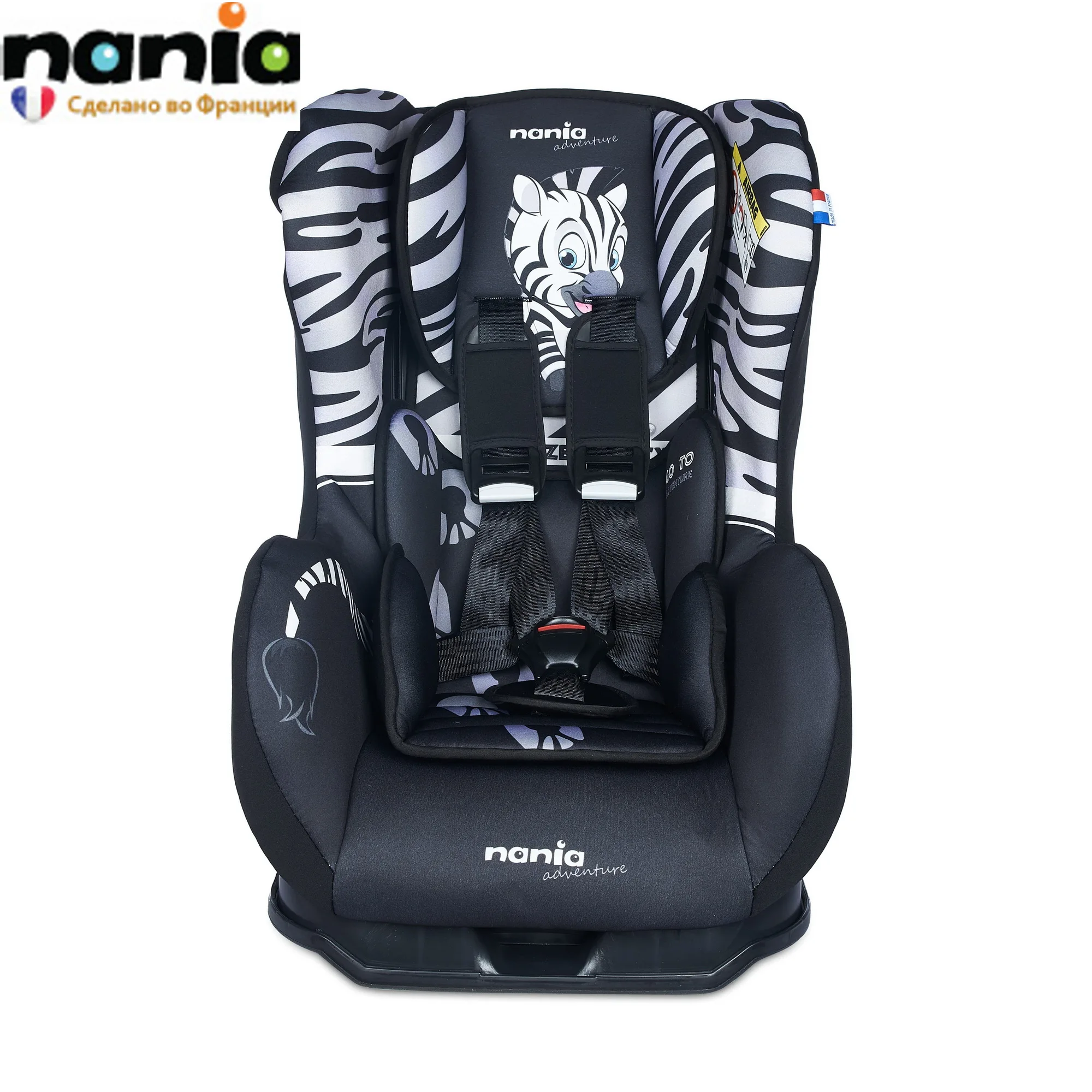 Автокресло Nania COSMO SP ANIMALS ZEBRA для детей группы 0/1/2 | Мать и ребенок