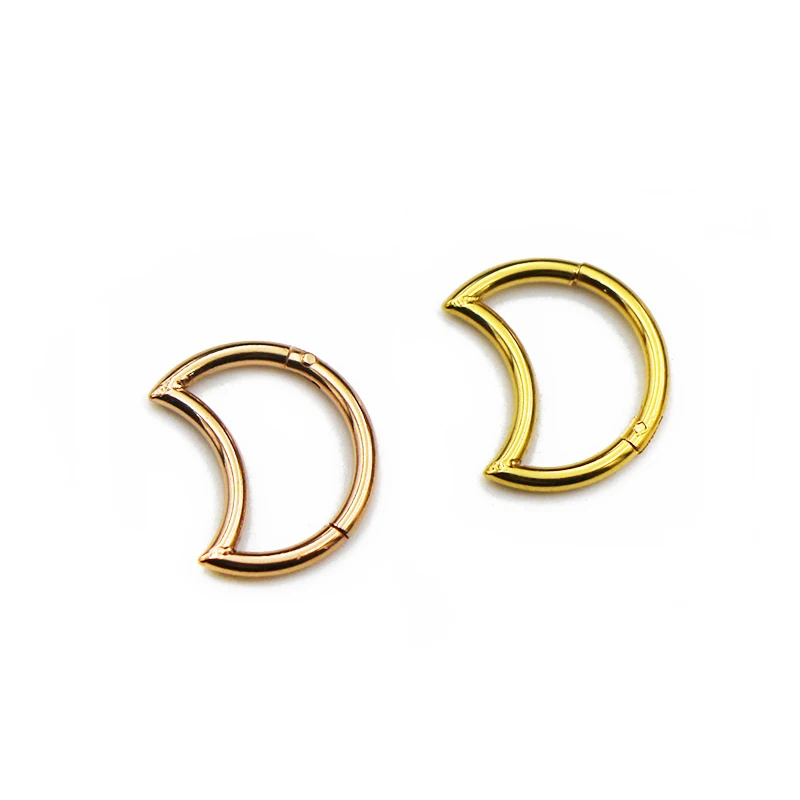 Кольцо из нержавеющей стали 316 светящееся в лунном сегменте кольцо-кликер |