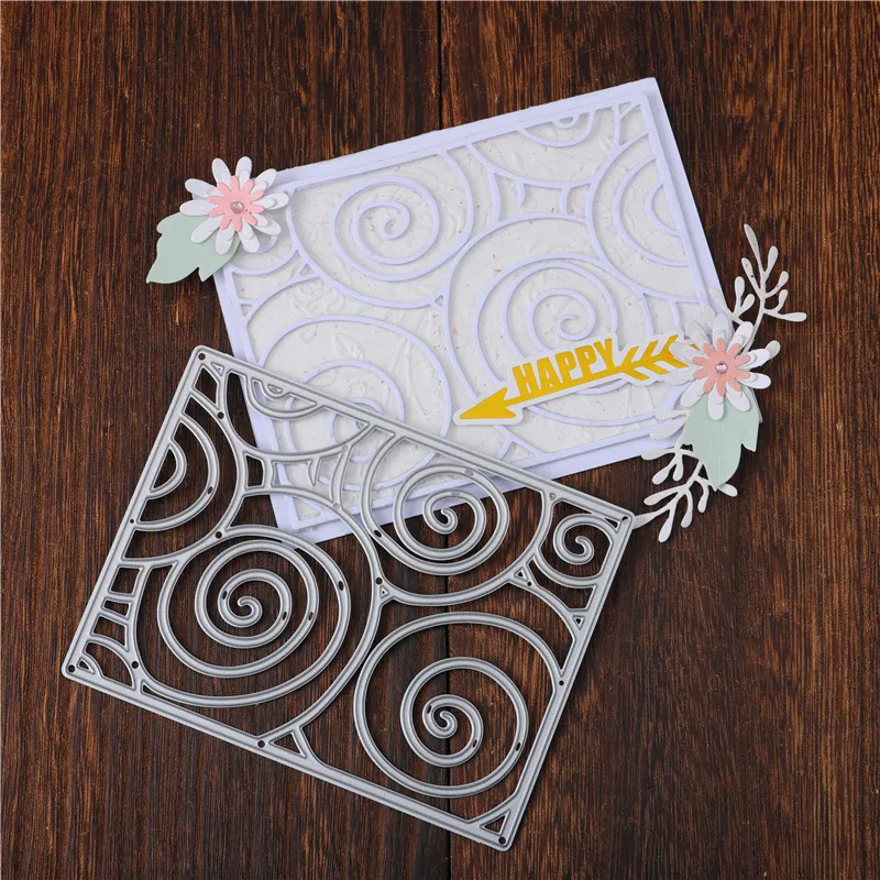 

Kokorosa Cutting Dies Metal Dies Frame Border Background Die Scrapbooking Album Card Making Embossing Stencil Diecuts
