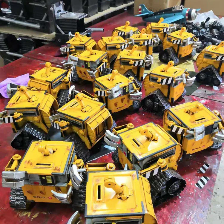 Стена e робот Фильм модель холоднокатаная сталь металл фигурка игрушка кукла robote ручной работы ремесла juguetes figulas таракан wall-e