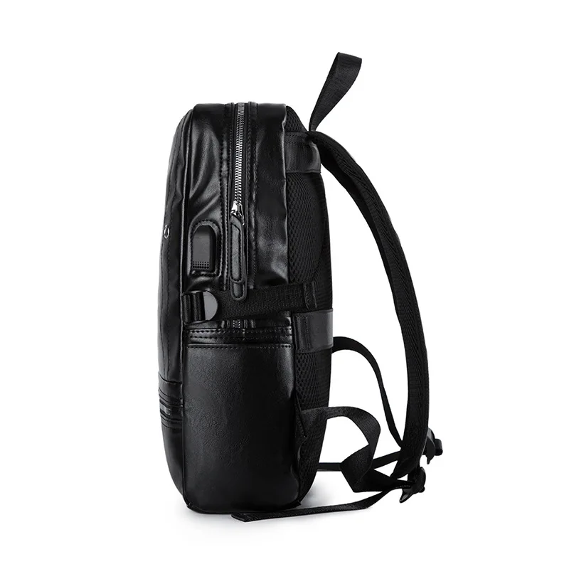 

Korean-style Pu Men Backpack Shoulder Bag Student School Bag Computer Men's Bag Fashion
