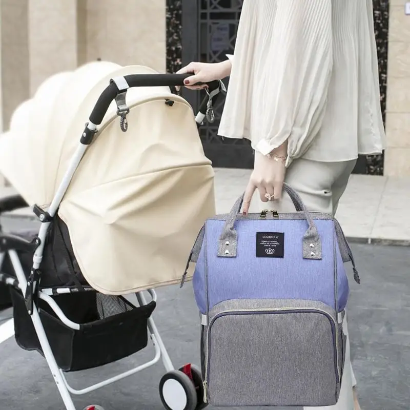 Baby Care Nappy Changing Diaper Bag Large Capacity Nappy Bag Kits Mummy Maternity Travel Backpack Mummy Nursing Handbag for Baby