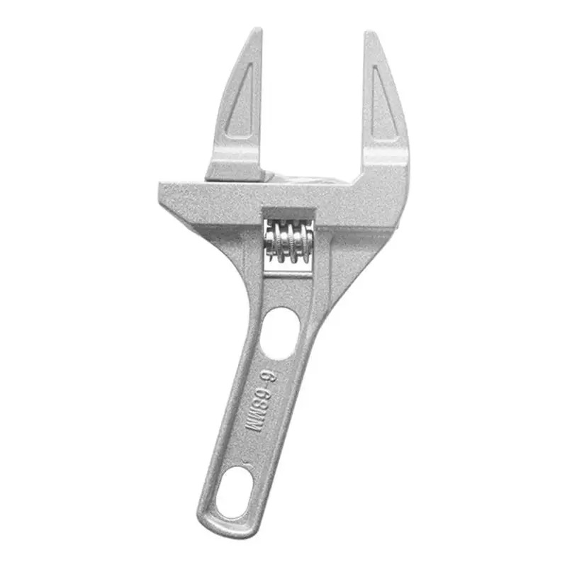 

Aluminium Alloy Large Open Adjustable Wrench Universal Spanner Repair Tool for Bathroom