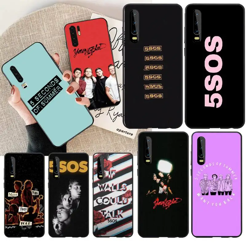 PENGHUWAN 5SOS 5 seconds of summer Luxury Unique Design Phone Cover for Huawei P30 P20 P10 P9 P8 Mate 20 10 Pro Lite | Мобильные