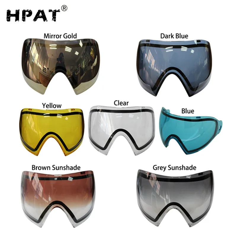 Разноцветные термозащитные очки HPAT для маски пейнтбола | Спорт и развлечения