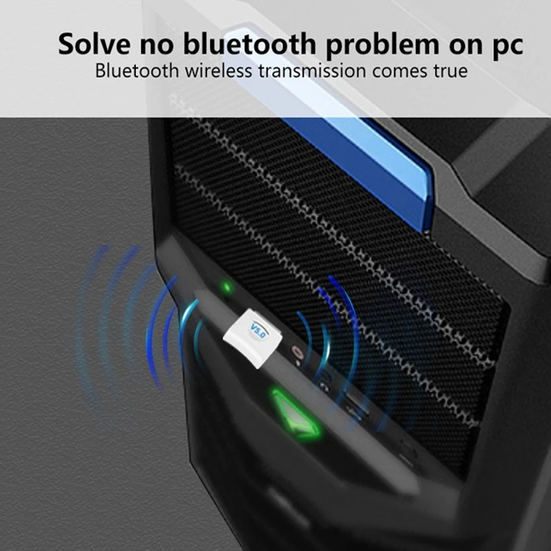 Компьютер Bluetooth адаптер 5.0USB Настольный ключ беспроводной WiFi Аудио приемник передатчик