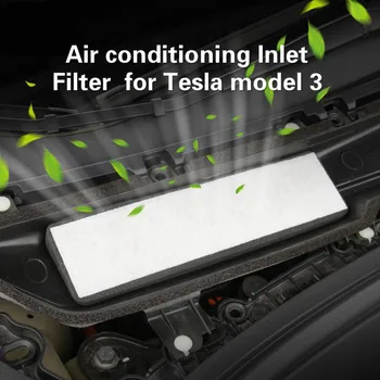 

1 Pc Air Conditioning Inlet Filter External Filter Element For Tesla Model 3 Air Filters