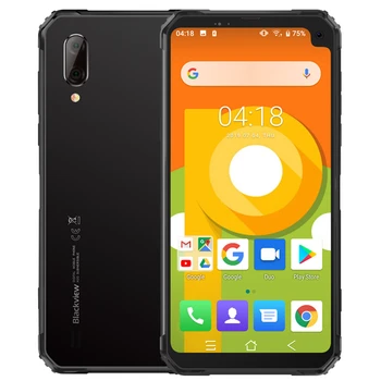 Перейти на Алиэкспресс и купить Смартфон Blackview BV6100, Android 9,0, IP68 IP69k NFC, 4G, 6,88 дюймполноэкранный сотовый телефон, 5580 мАч, 3 ГБ + 16 Гб мобильный телефон